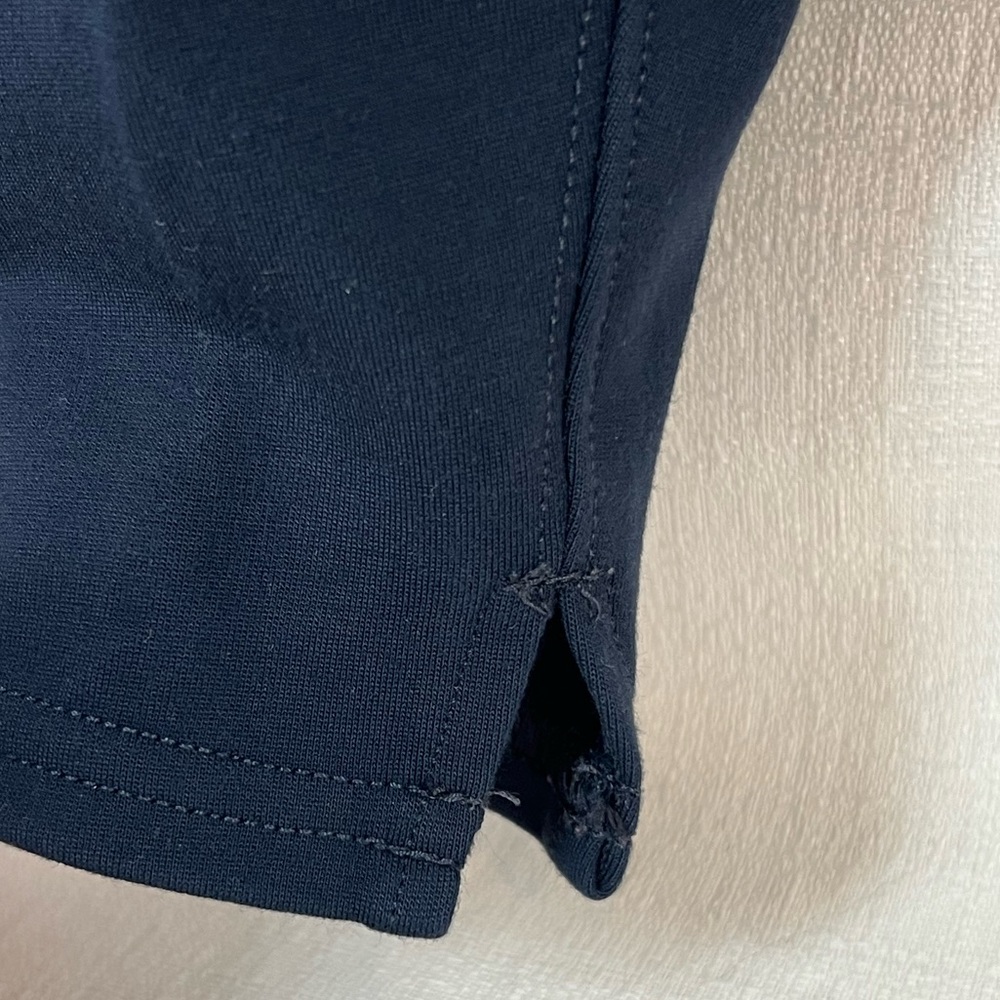 Spanx Dark Blue Pull On Pants Leggings Dress/Casual Style Size 1X Slit Leg - Picture 3 of 8